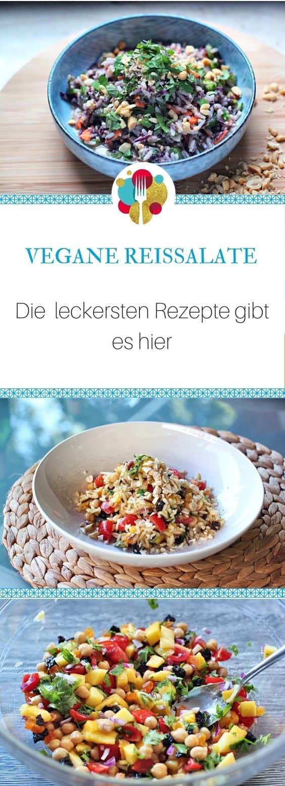 Reis Salat vegan